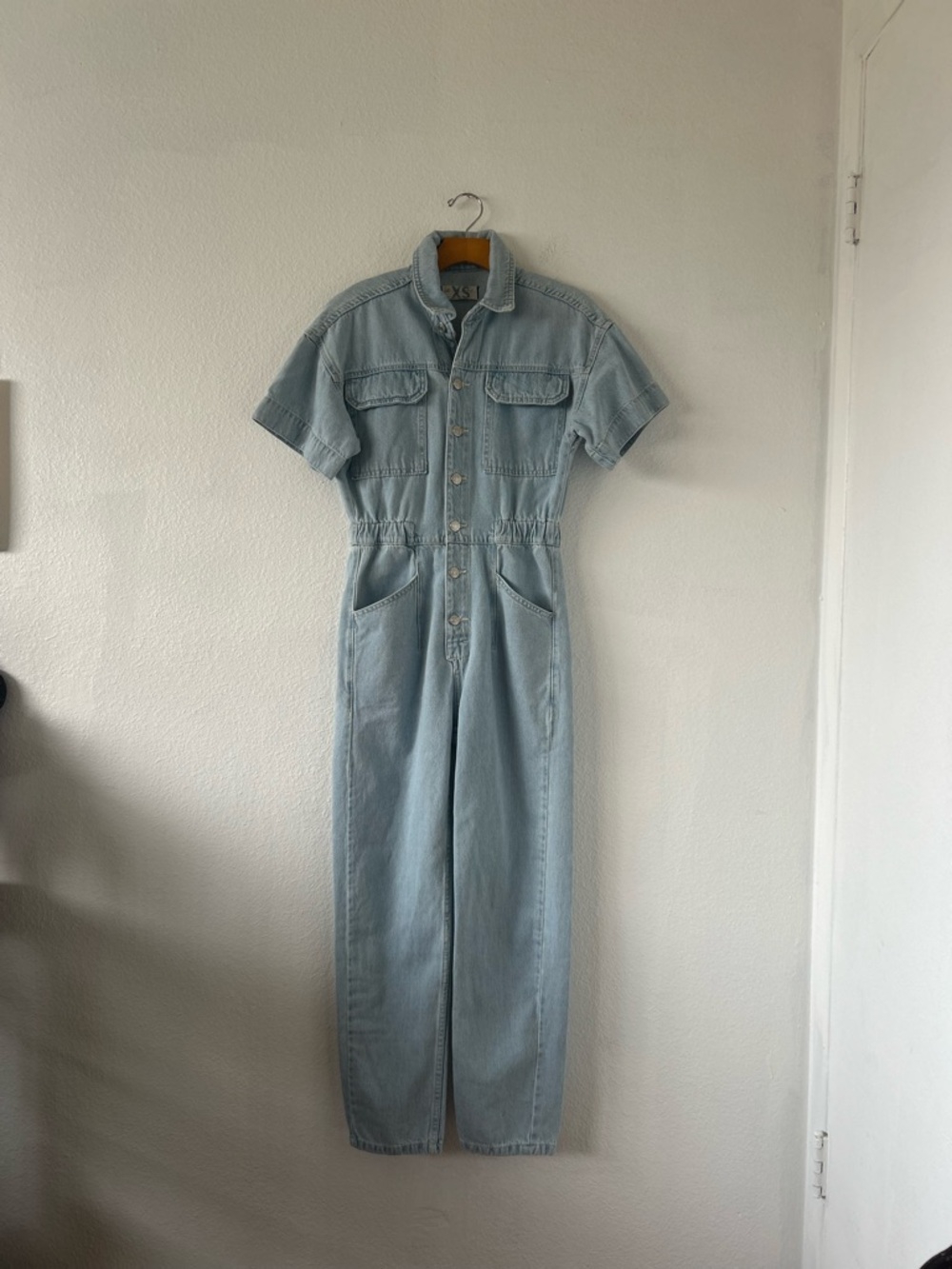 Free People We The Free Marci Jumpsuit in Clear Skies Size XS - Picture 6 of 16